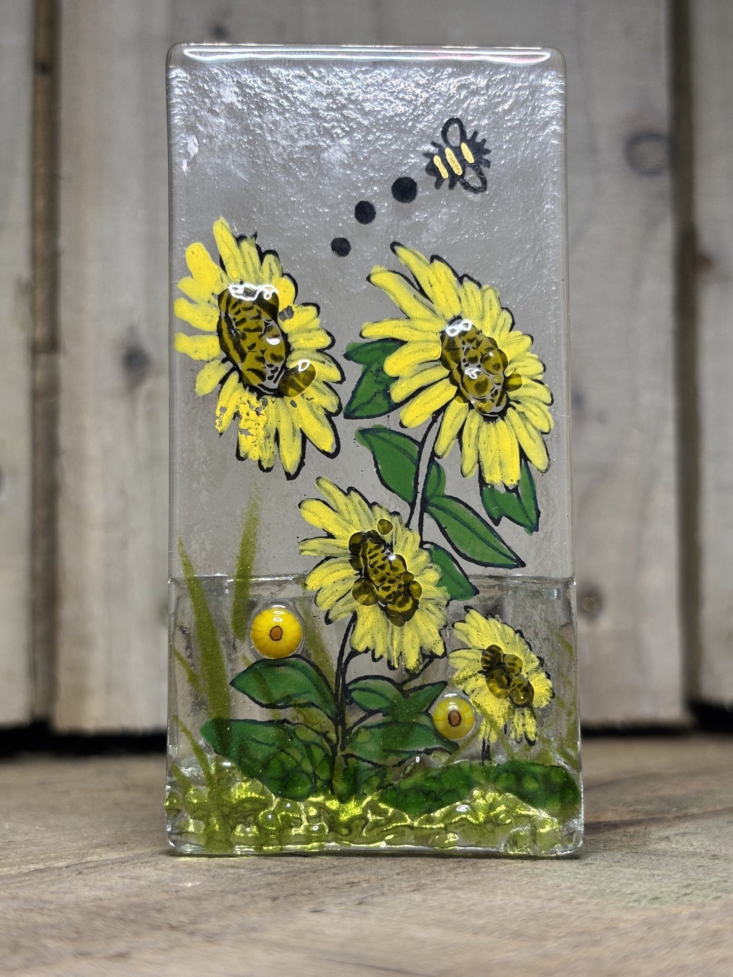 Various Fused Glass Candle Holders