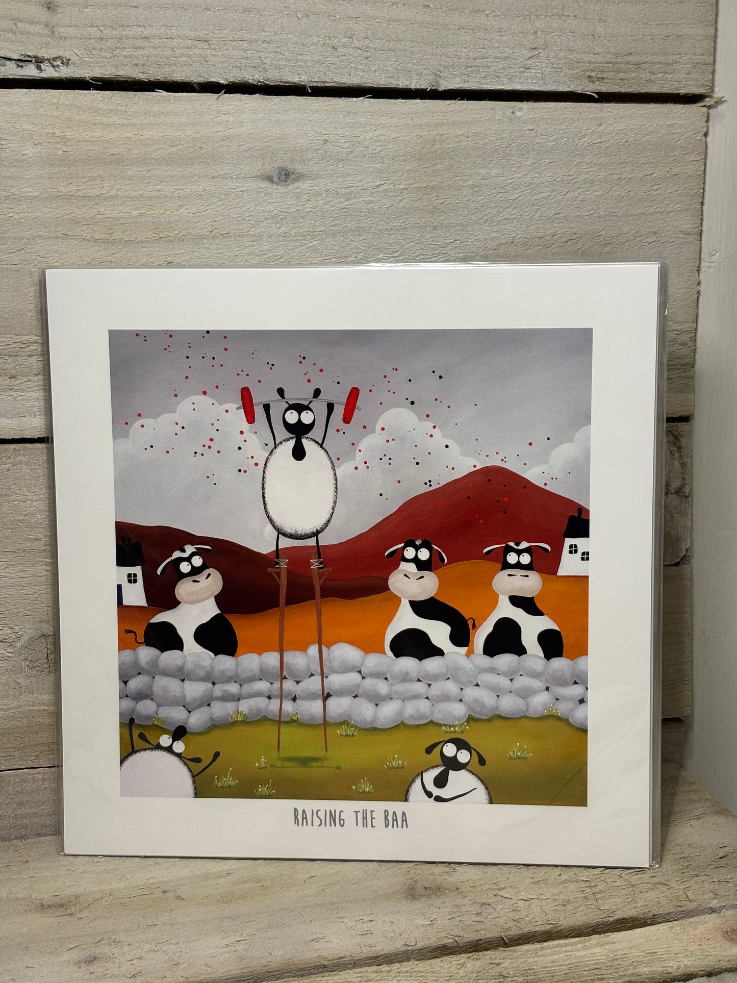 Novelty Sheep Print