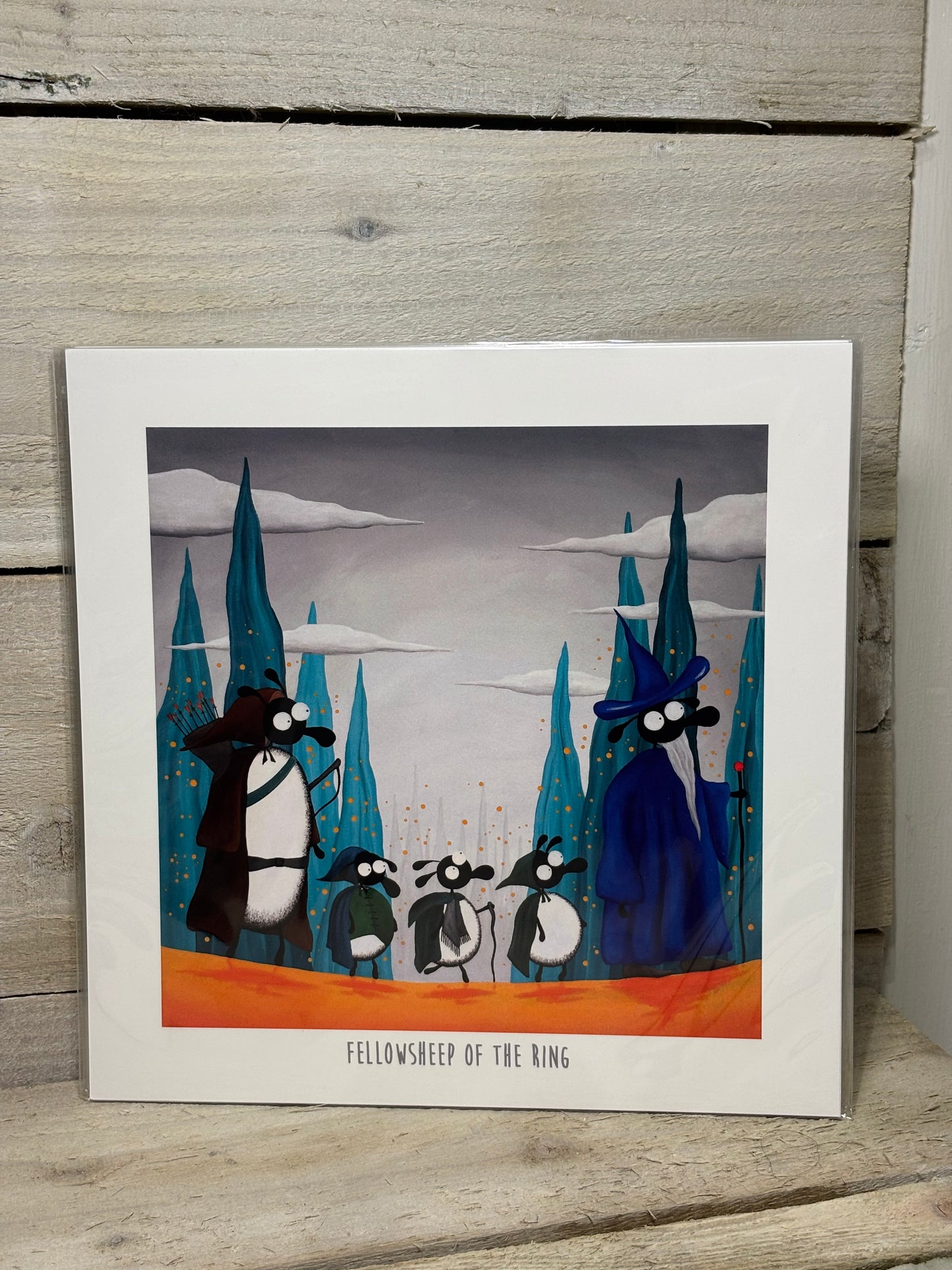 Novelty Lord Of The Rings Sheep Print