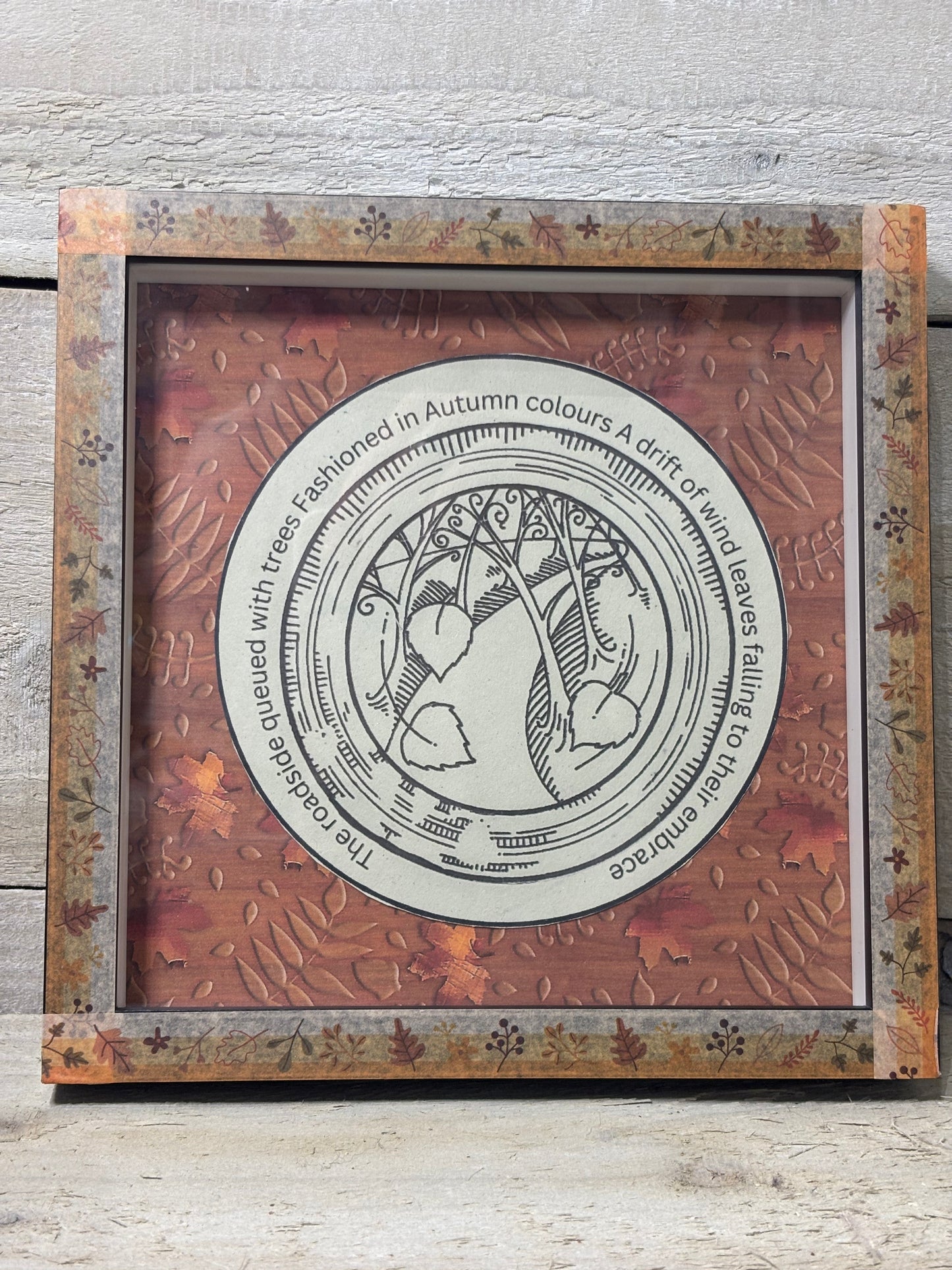 Various Medium Framed Handmade Art And Poetry