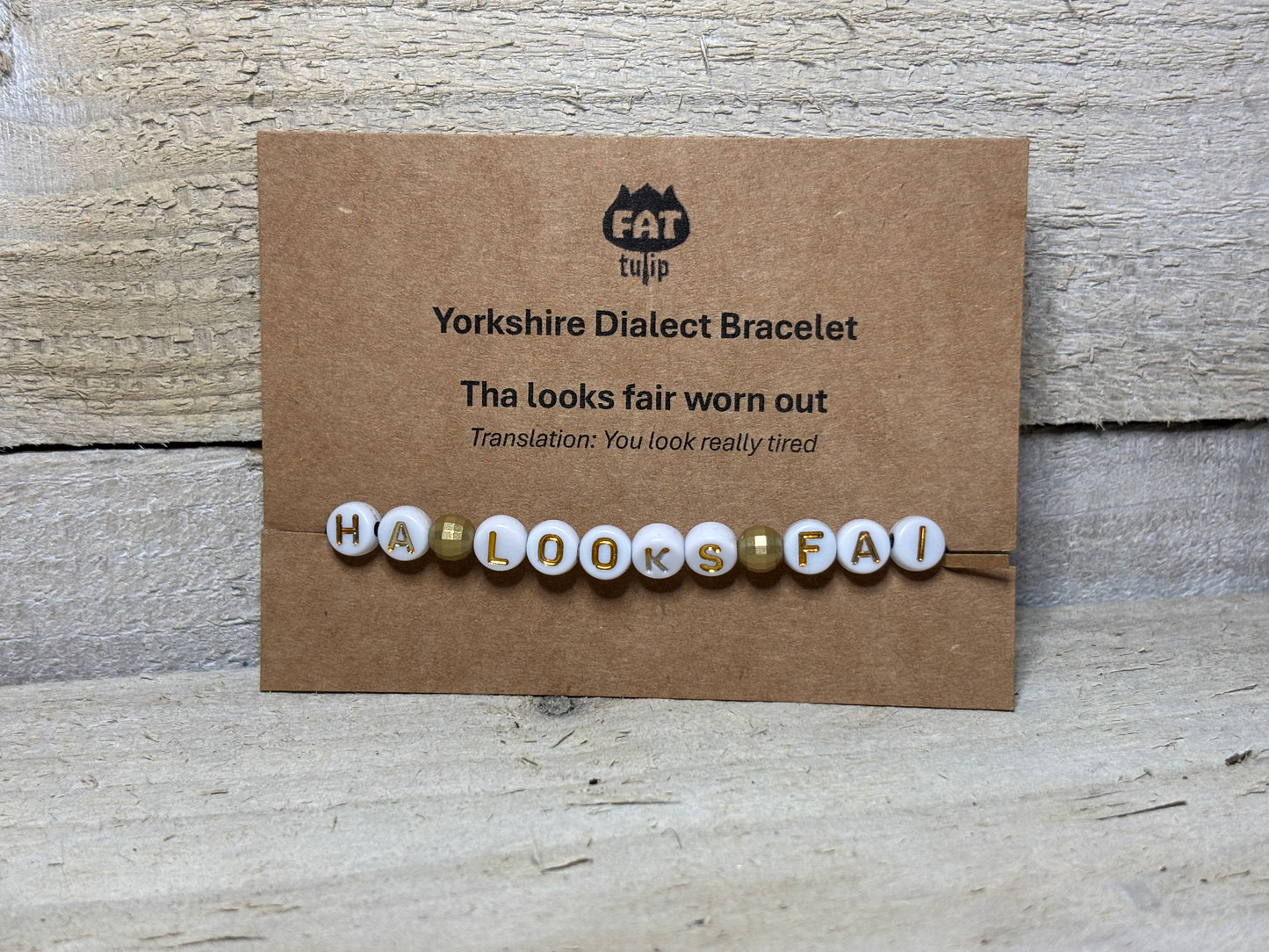 Various Yorkshire Dialect Bracelets