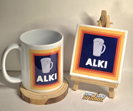 ALKI Mug & Coaster Set
