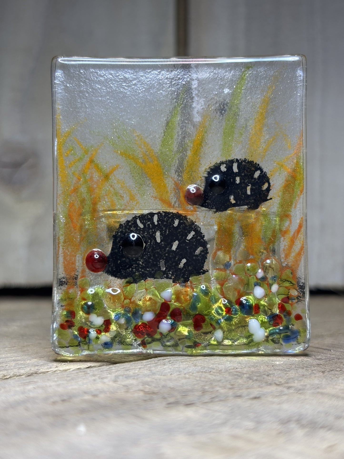 Various Fused Glass Candle Holders