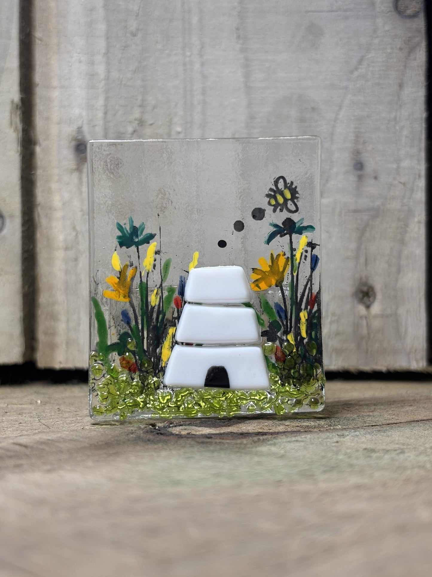 Various Fused Glass Candle Holders