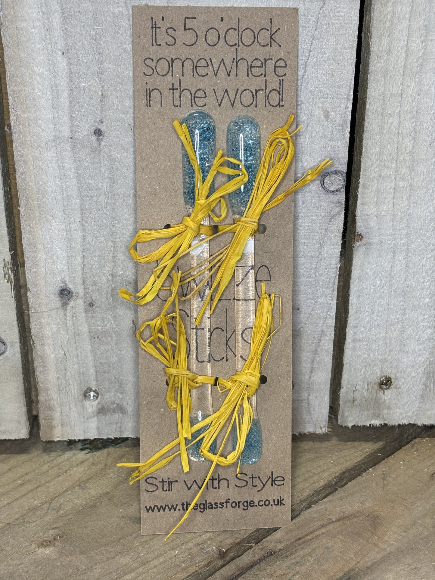 Various Fused Glass Drinks Stirrer