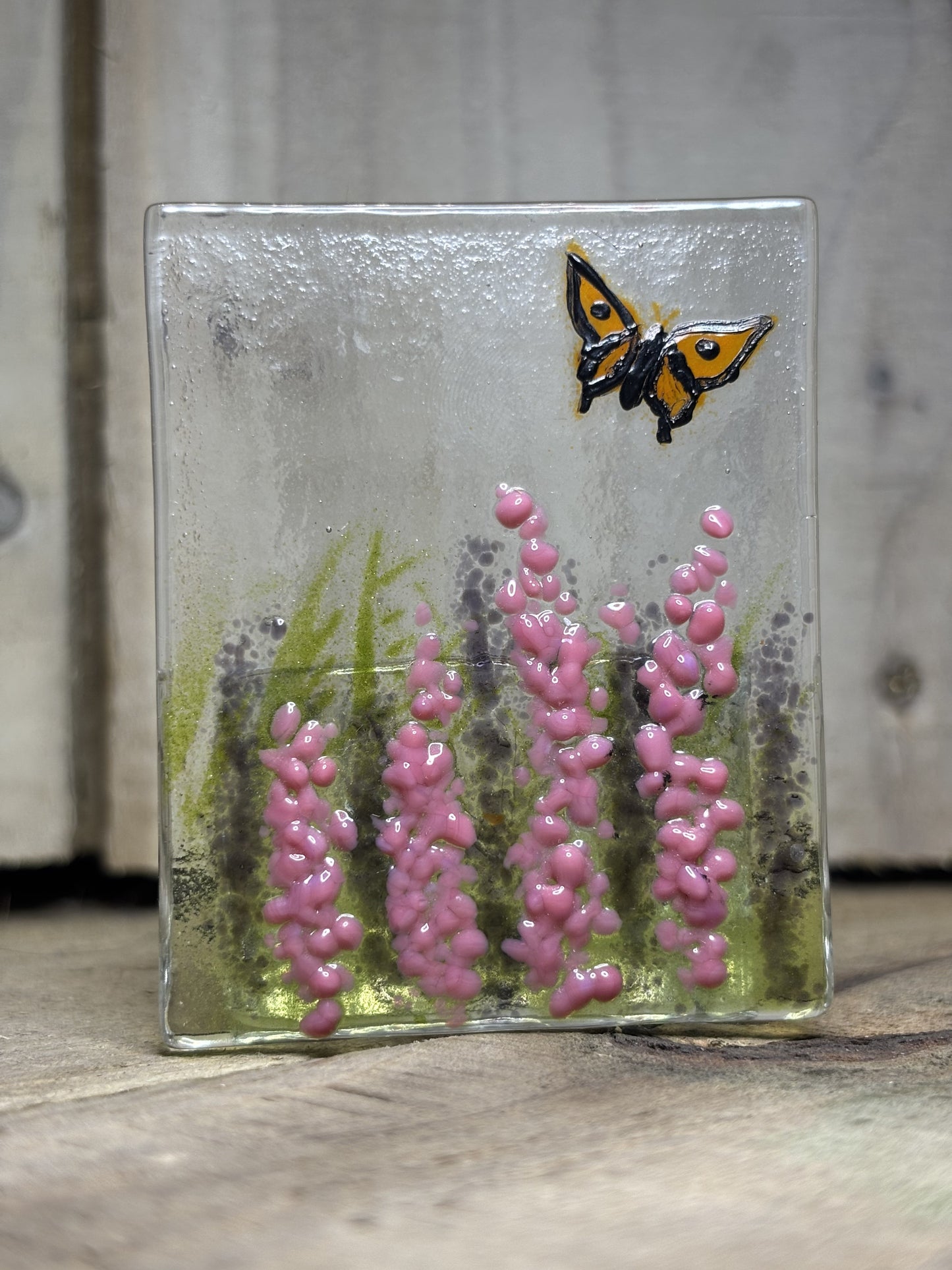 Various Fused Glass Candle Holders