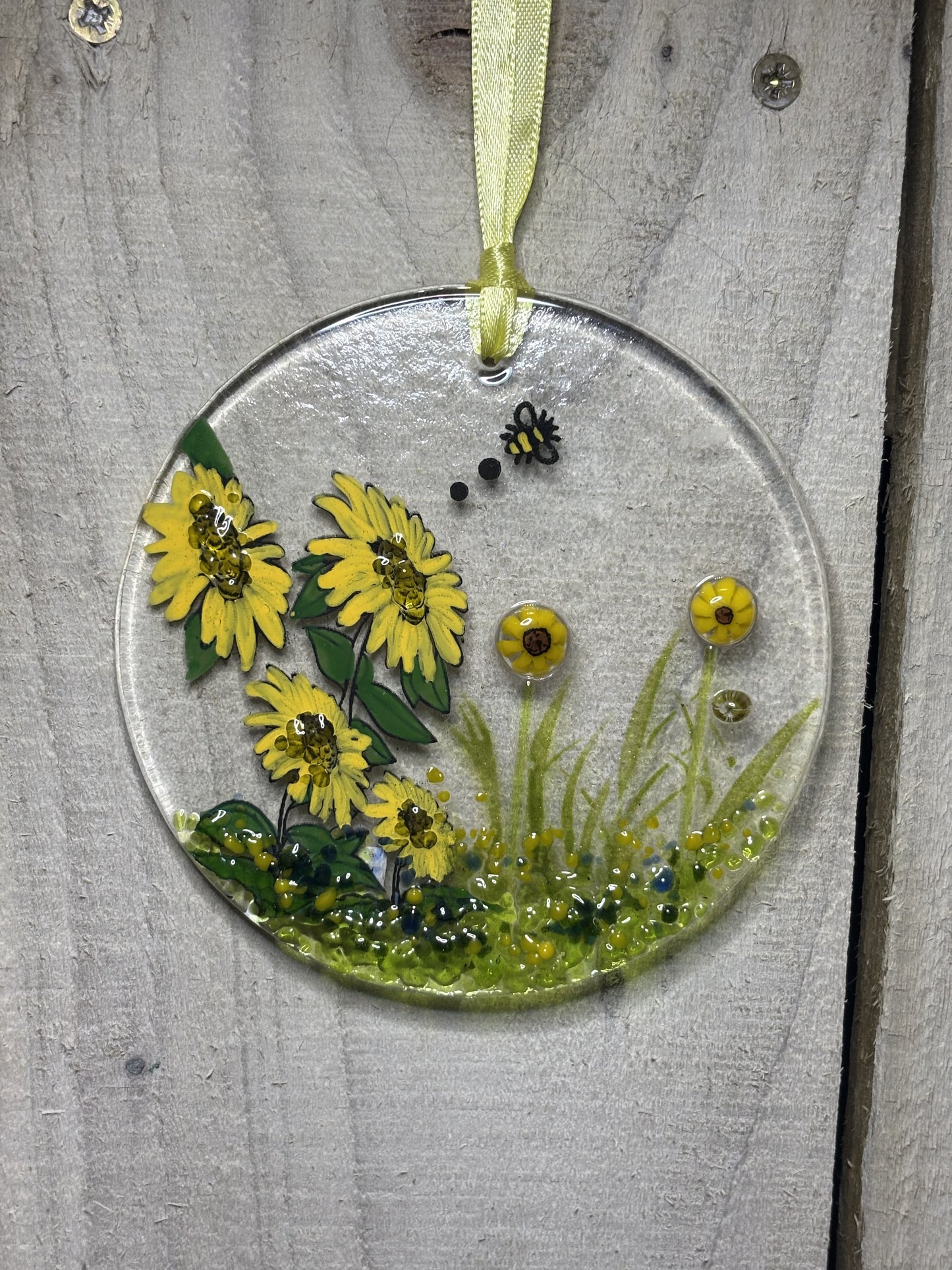 Various Fused glass Suncatchers