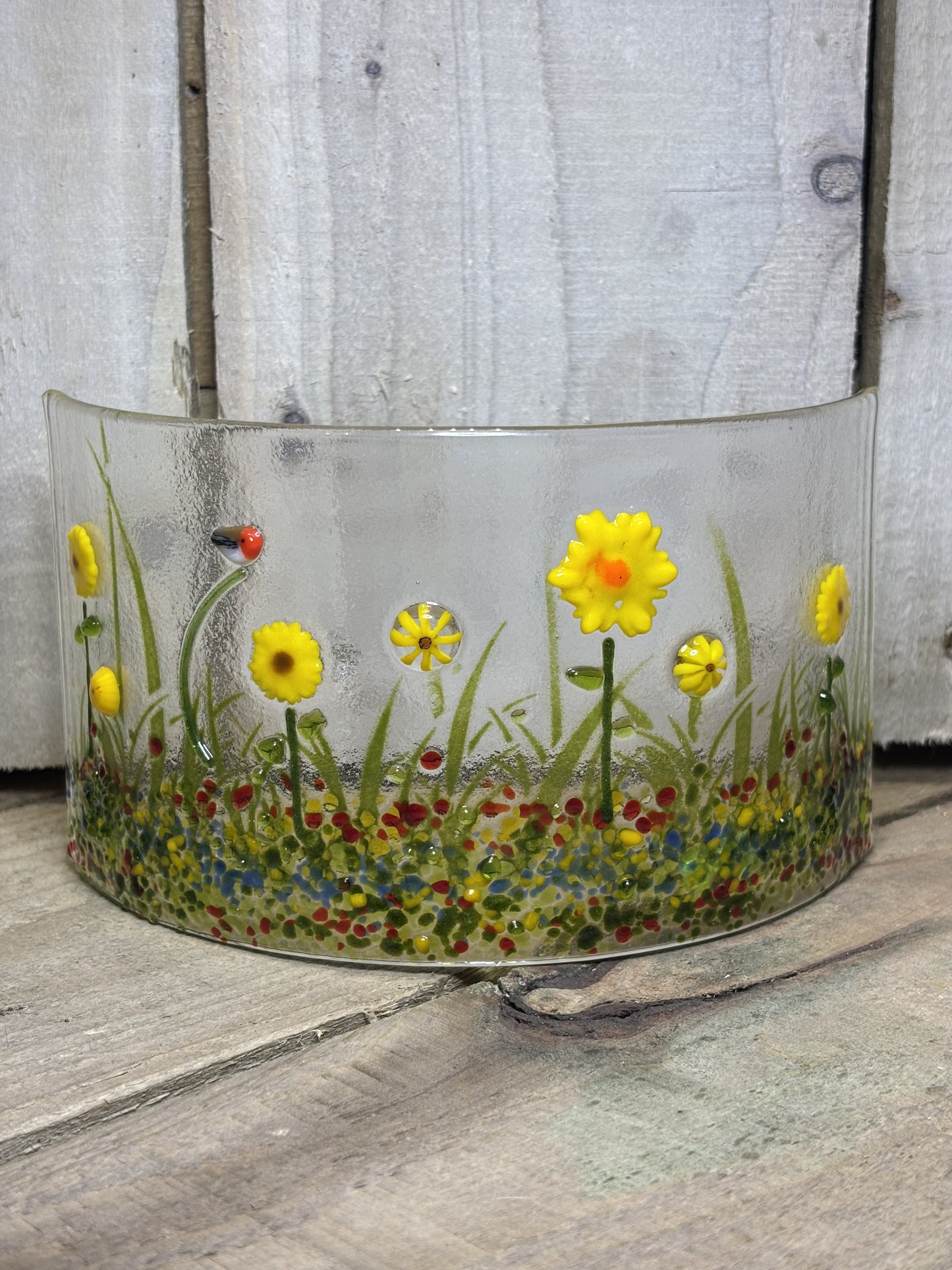 Various Fused glass Suncatchers