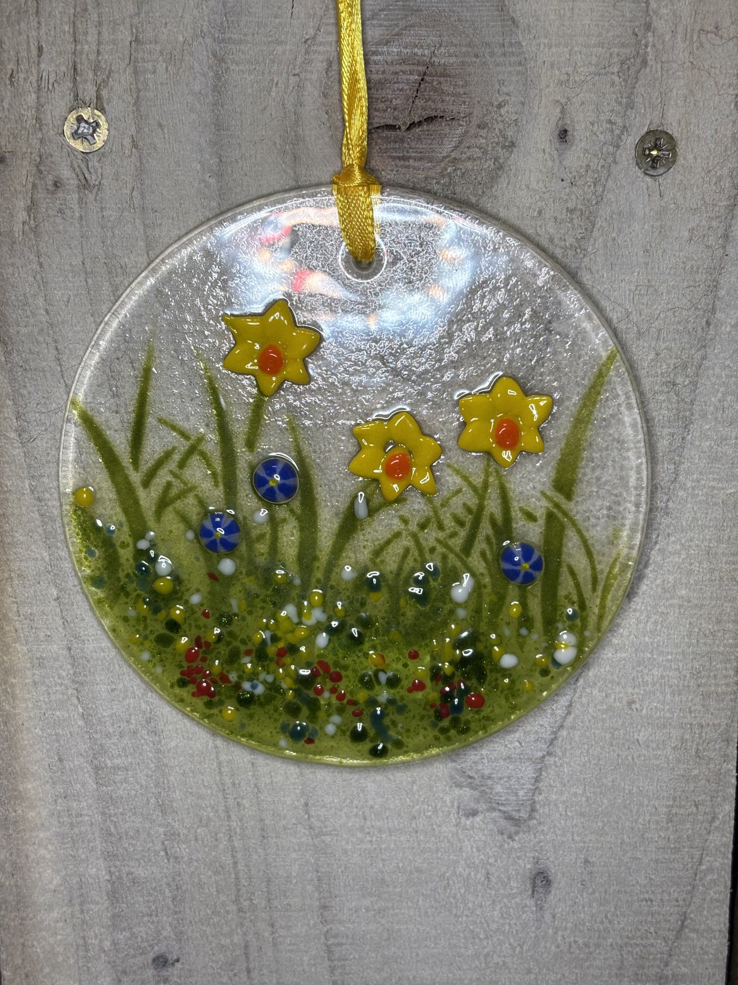 Various Fused glass Suncatchers