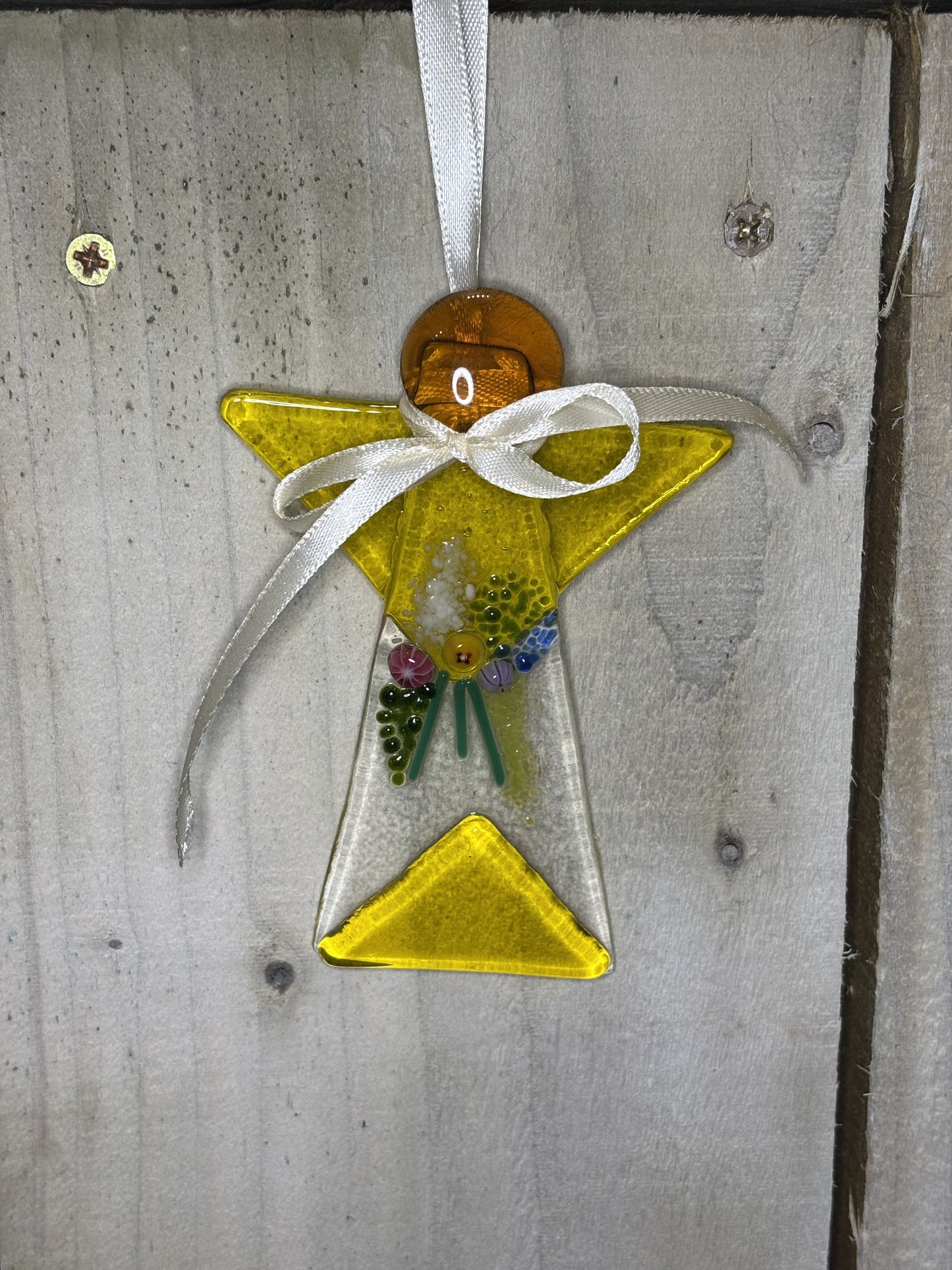 Various Fused glass Suncatchers