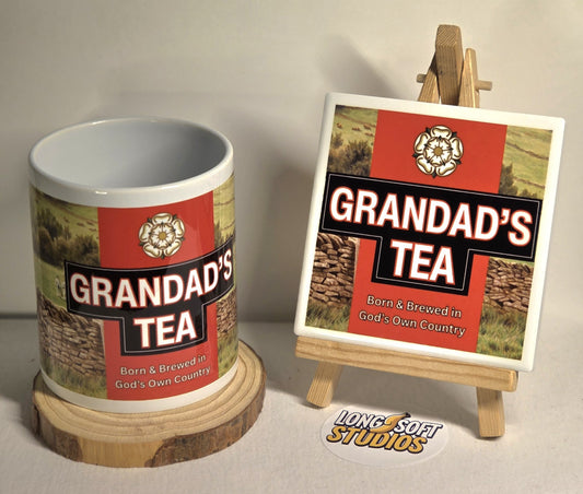 Grandads's Tea Mug & Coaster Set