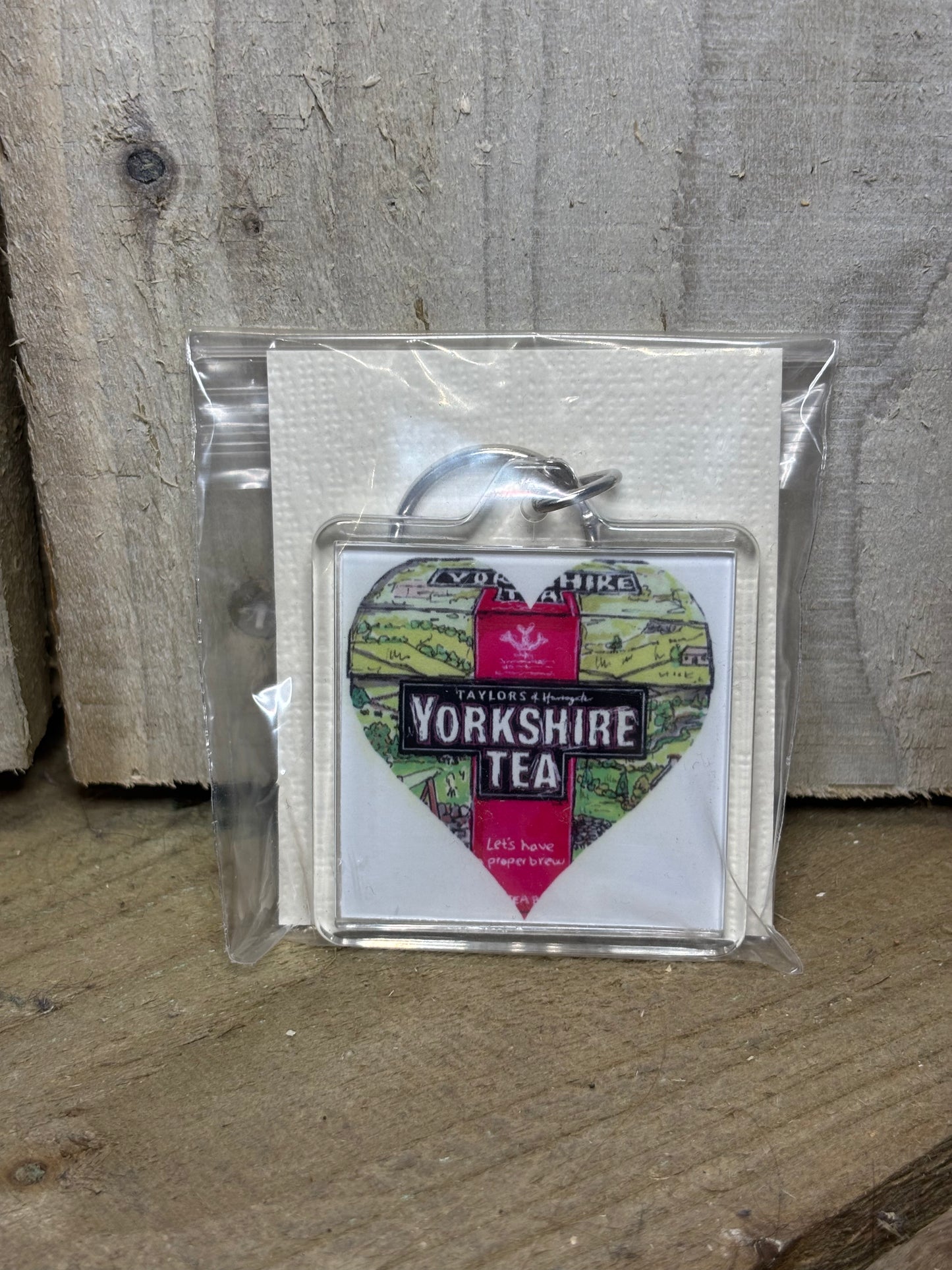 Various Keyrings With Yorkshire Drawings