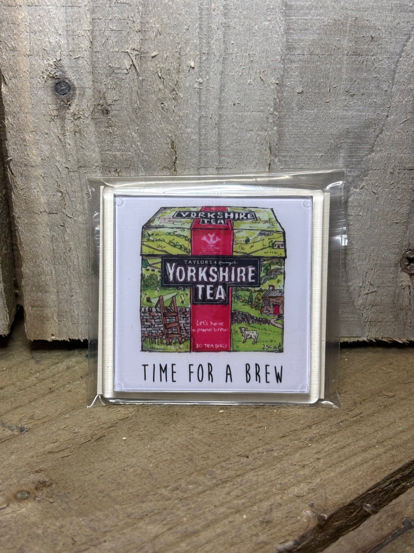 Various Fridge Magnets With Yorkshire Drawings