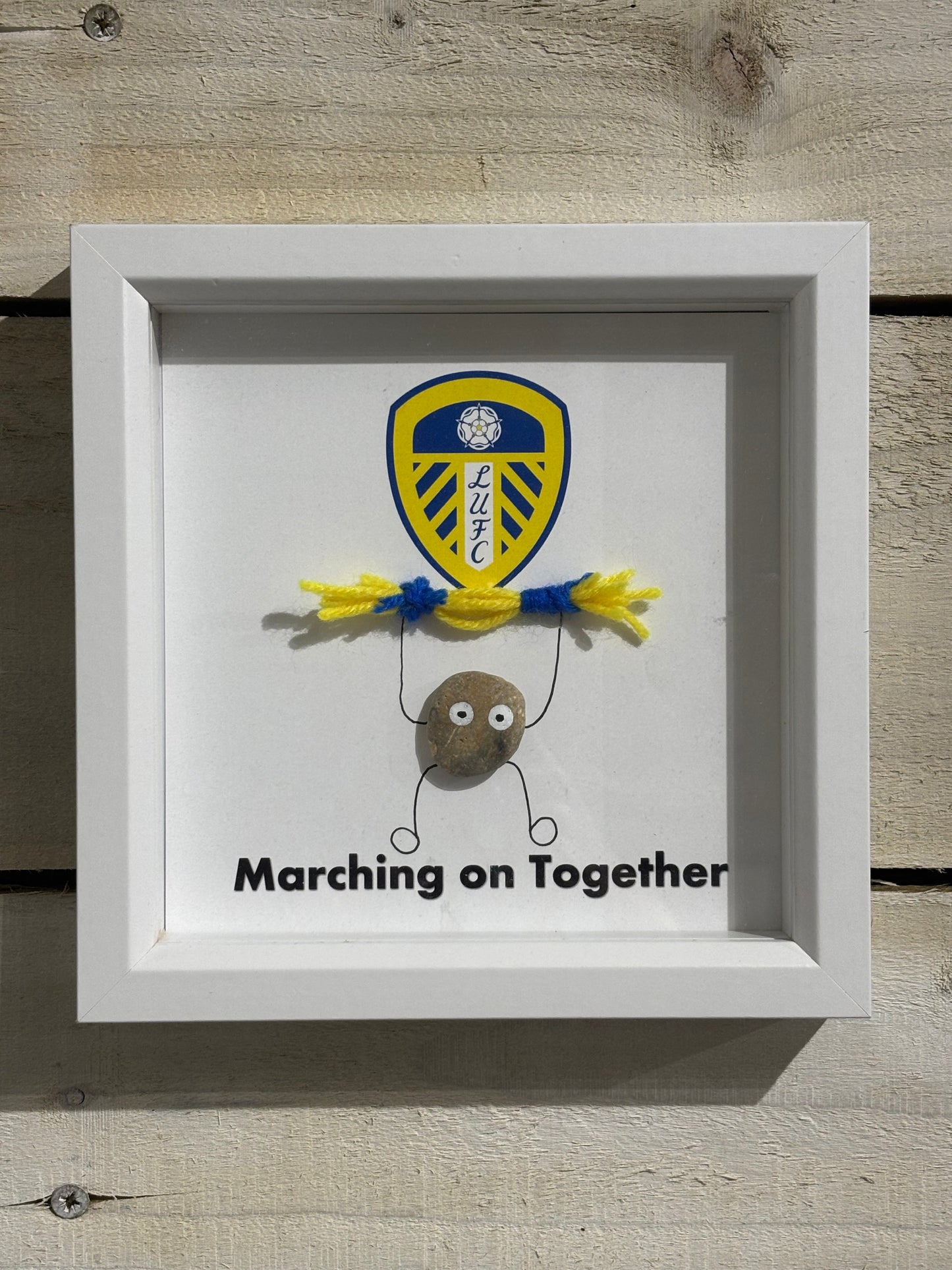 Various Football Team Pebble Art