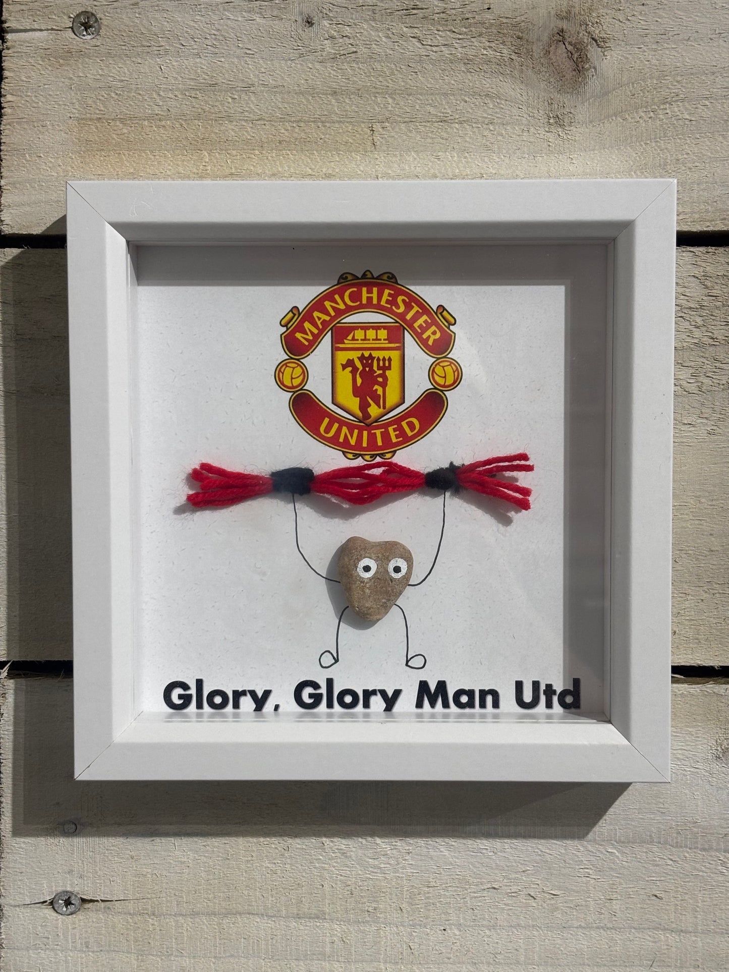 Various Football Team Pebble Art