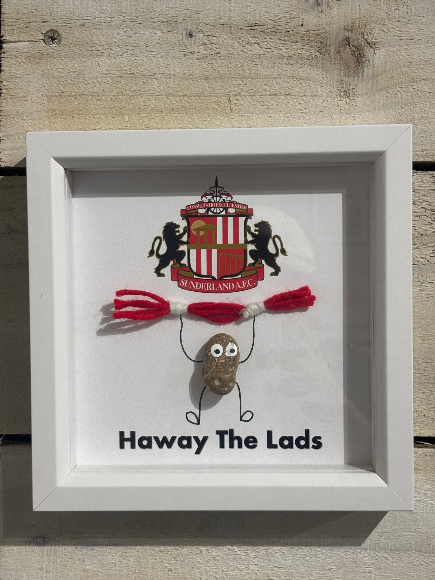 Various Football Team Pebble Art