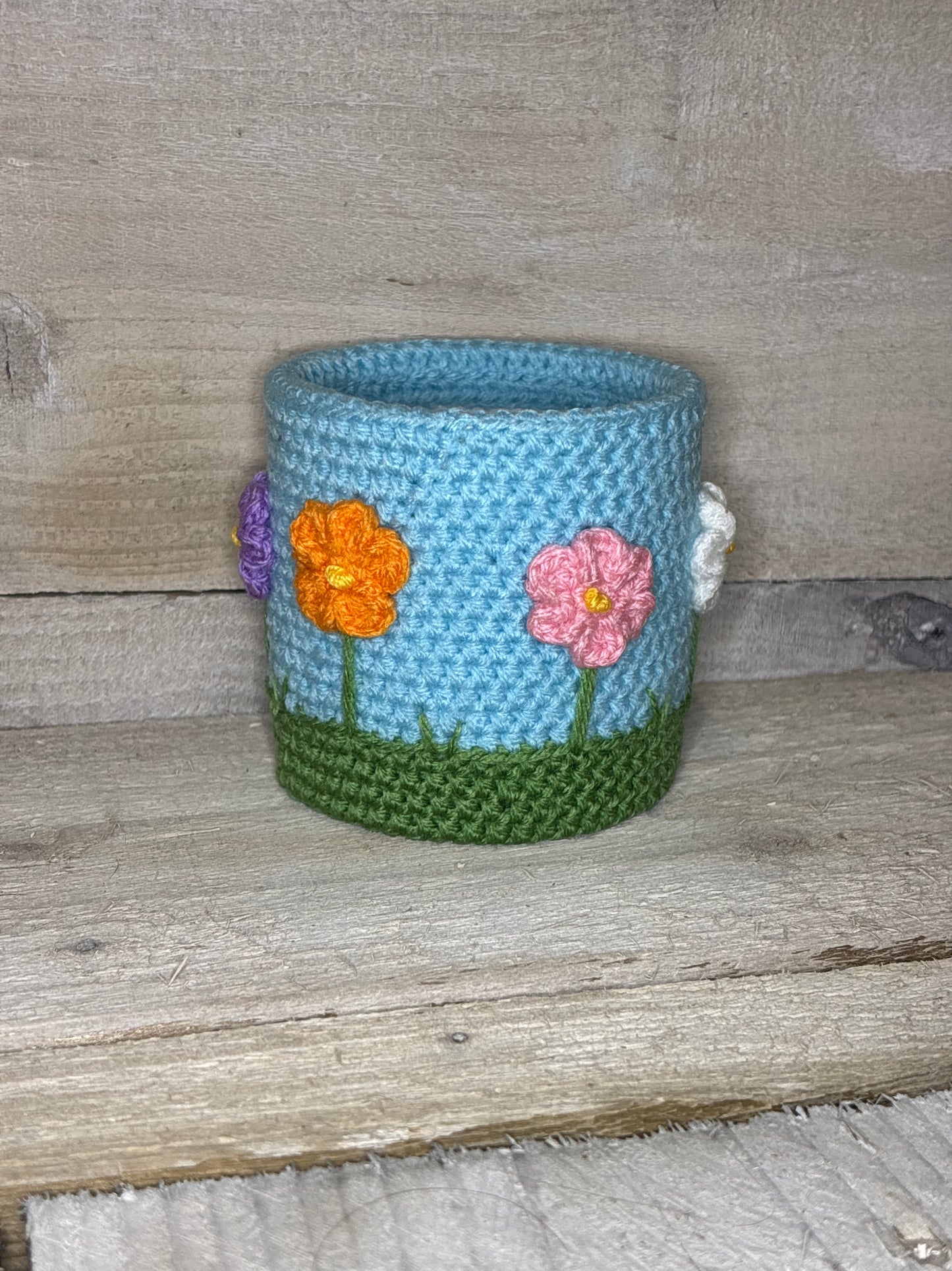 Various Crochet Storage Pot