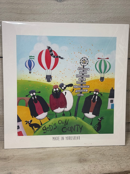 Novelty Sheep Print