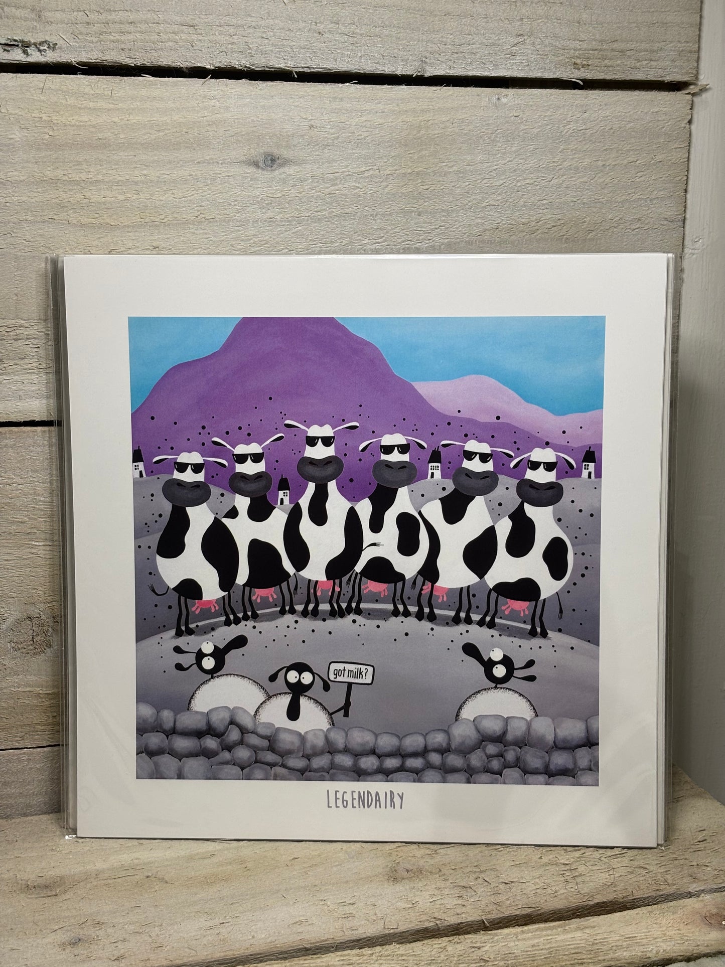 Novelty Sheep Print