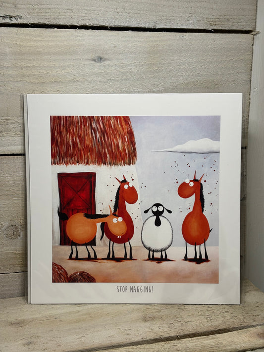 Novelty Sheep Print
