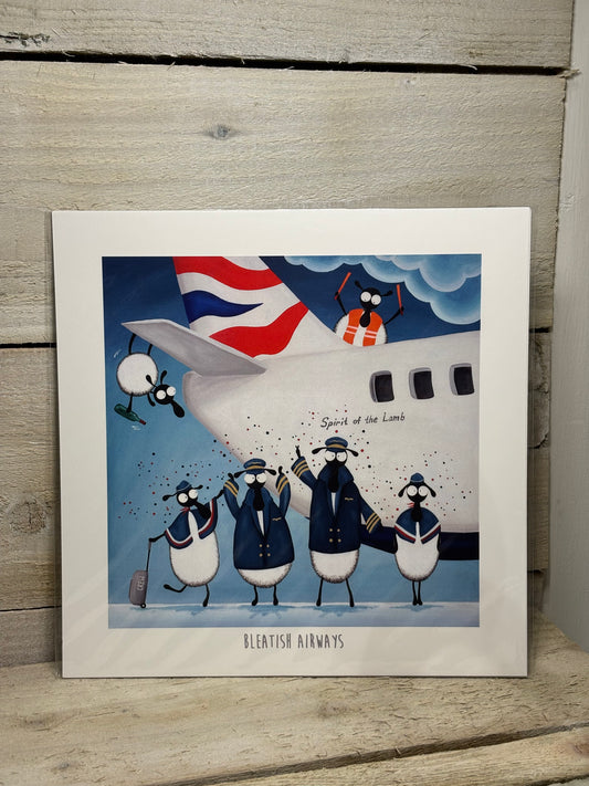 Novelty Sheep Print
