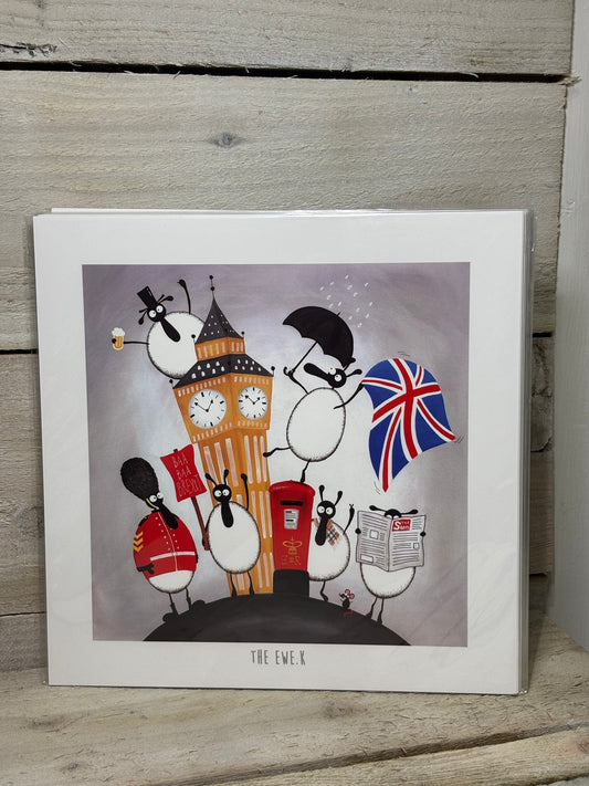 Novelty Sheep Print