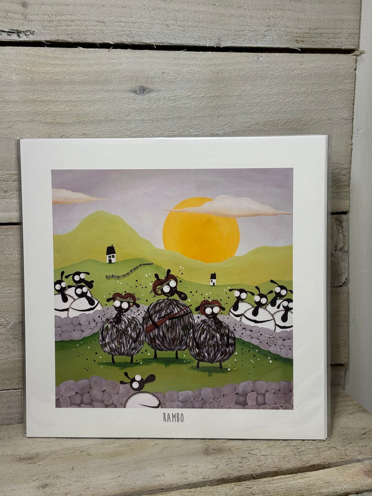 Novelty Sheep Print