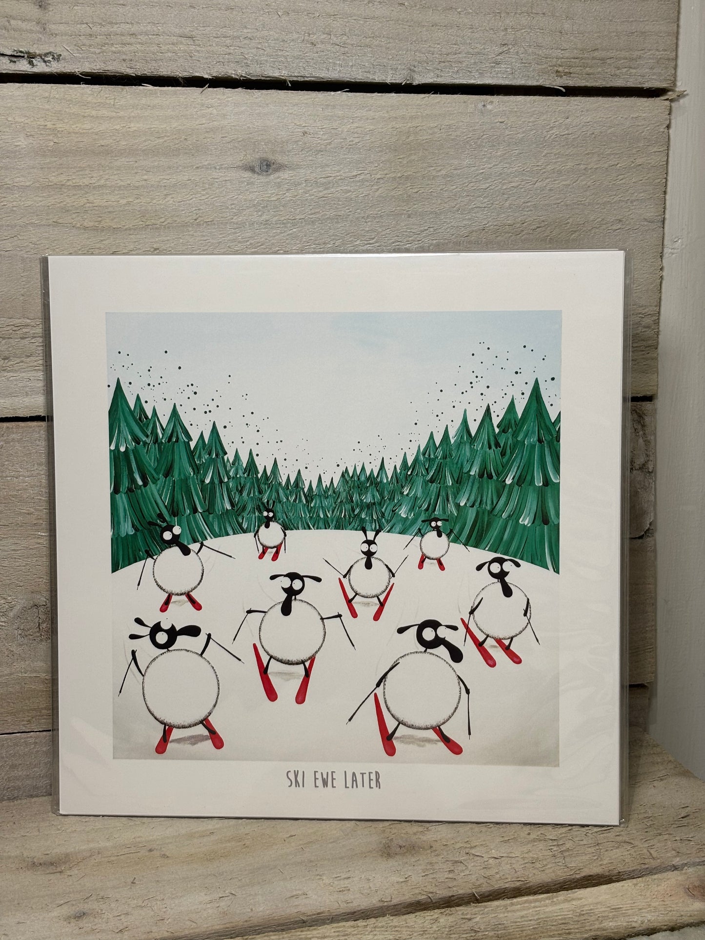 Novelty Sheep Print