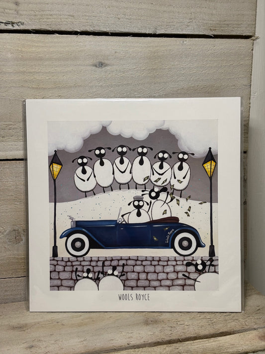 Novelty Sheep Print