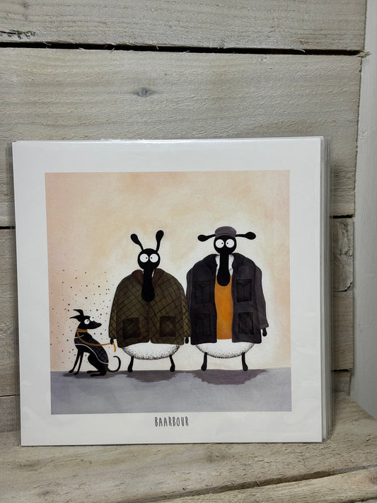 Novelty Sheep Print