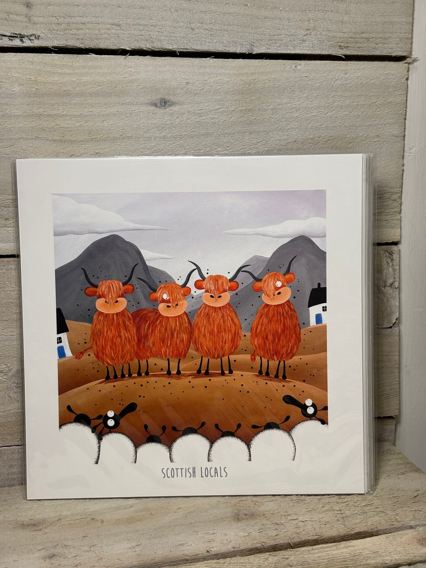 Novelty Sheep Print