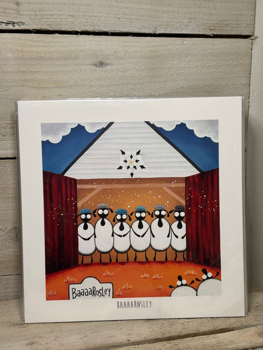 Novelty Sheep Print