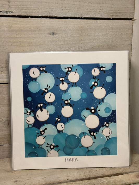 Novelty Sheep Print