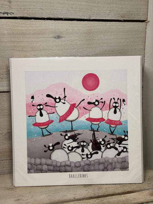 Novelty Sheep Print