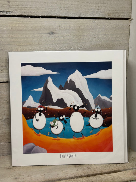 Novelty Sheep Print