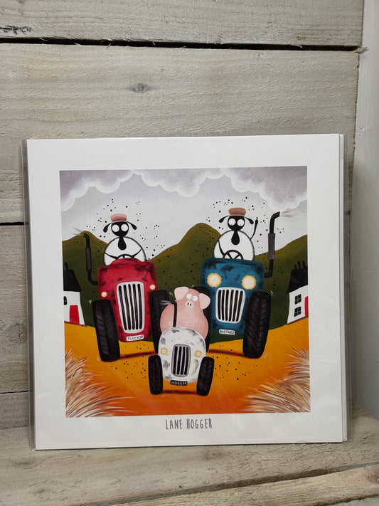 Novelty Sheep Print