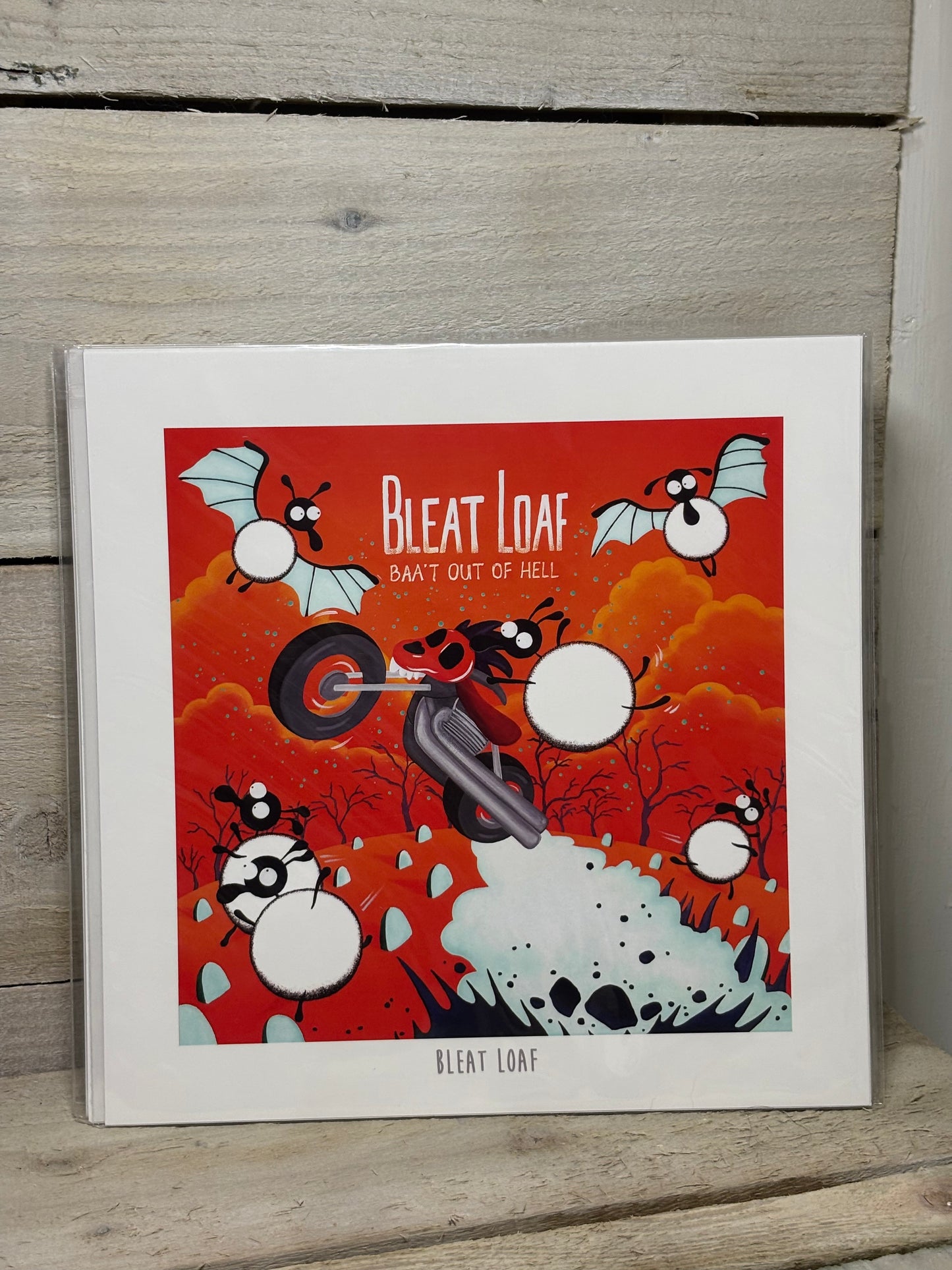Novelty Sheep Print