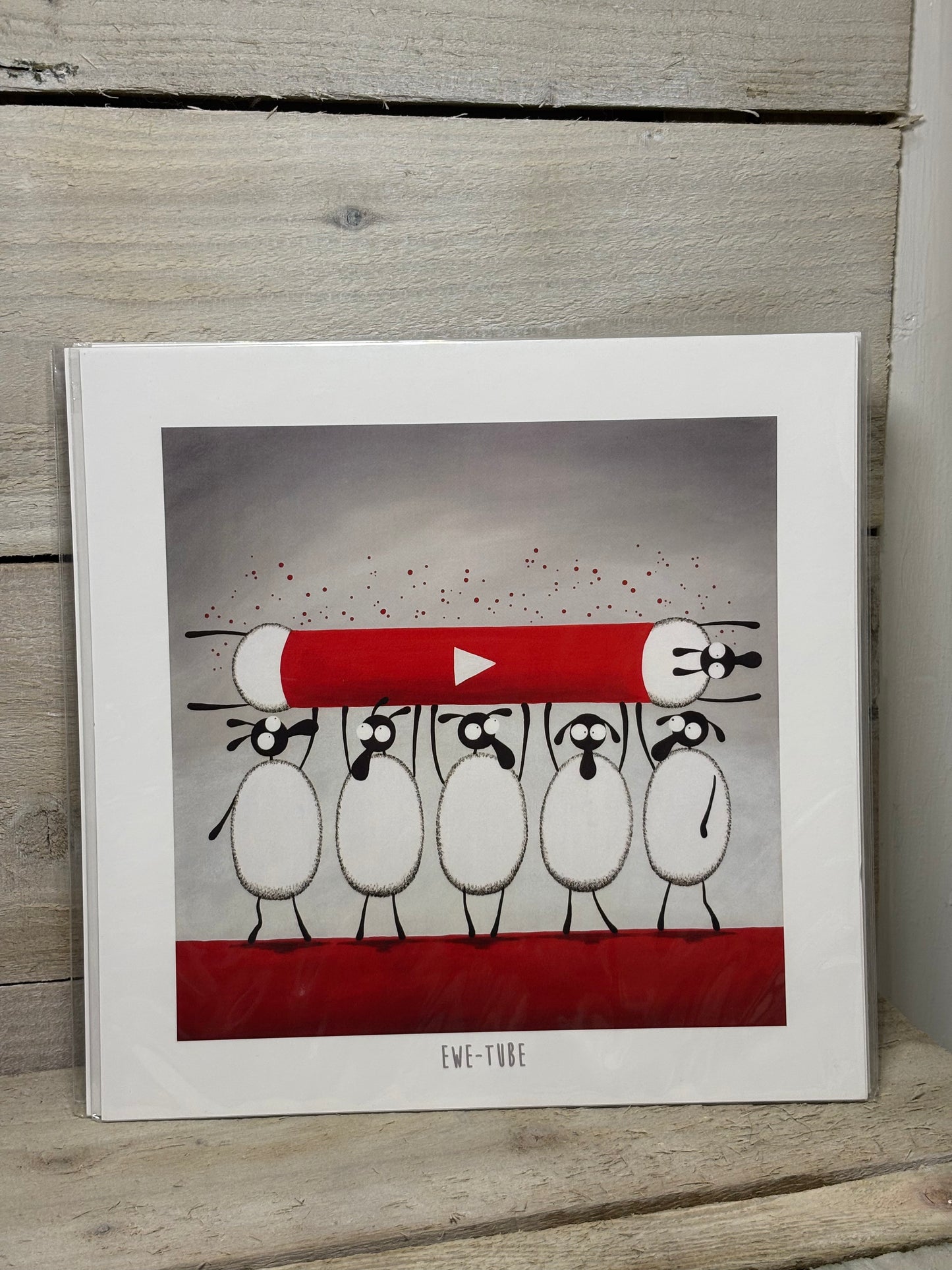 Novelty Sheep Print