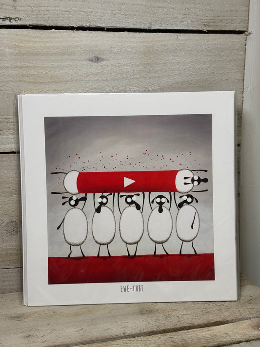 Novelty Sheep Print