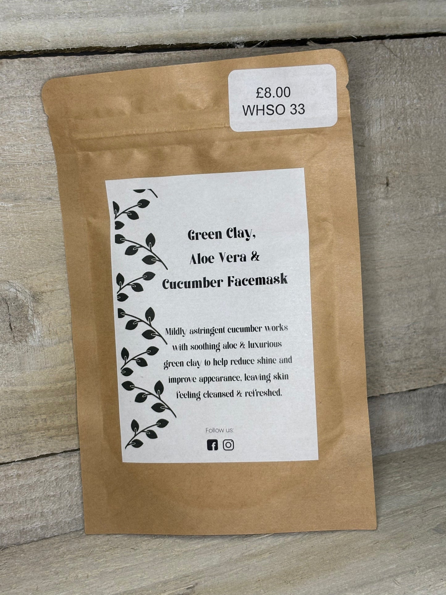 Various Organic Facemasks