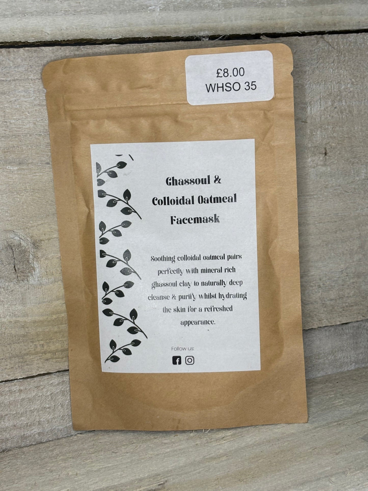 Various Organic Facemasks