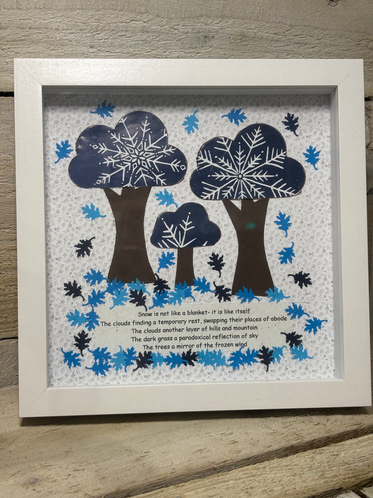 Various Medium Framed Handmade Art And Poetry