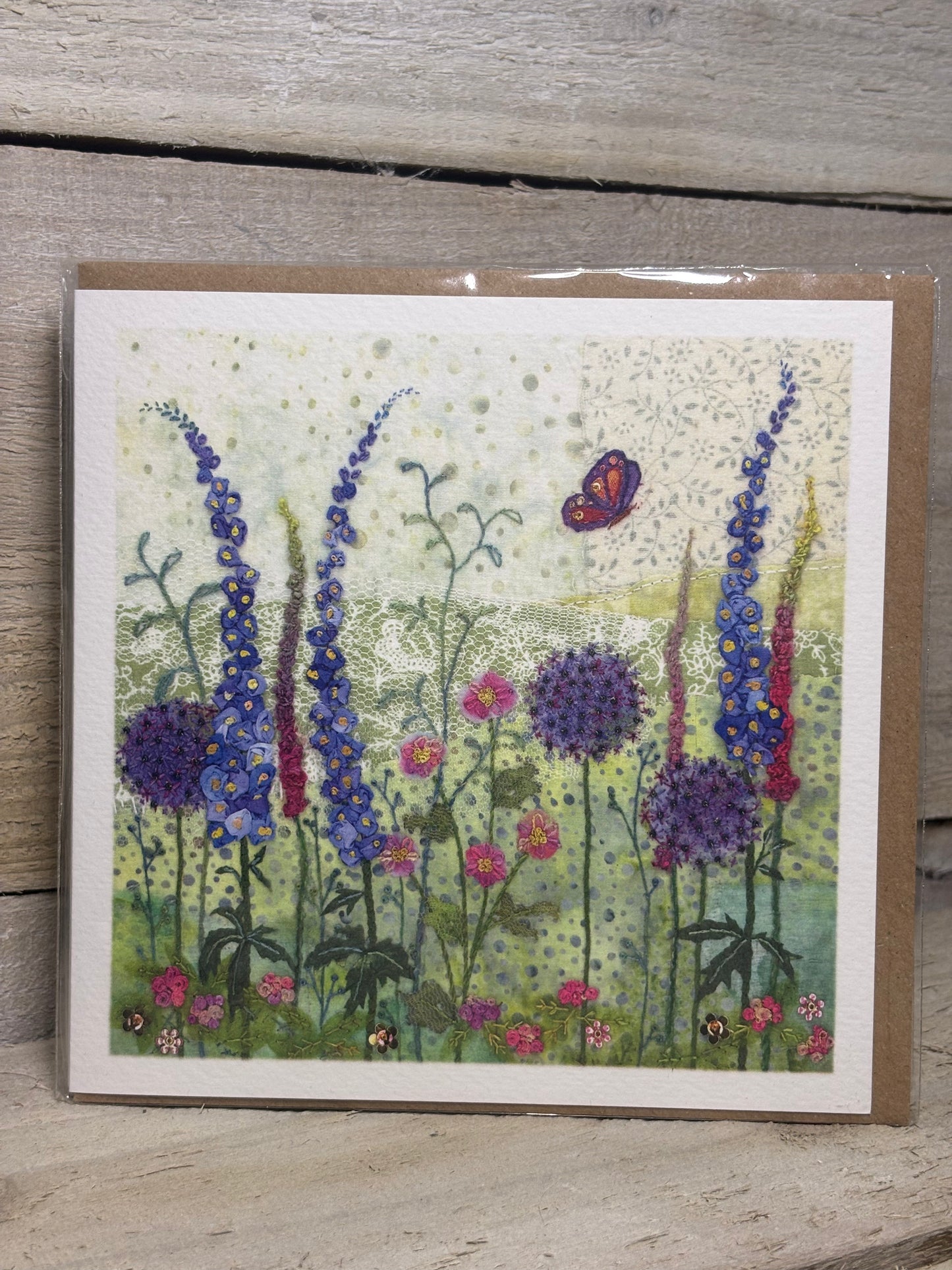 Various Embroidery Style Greeting Cards