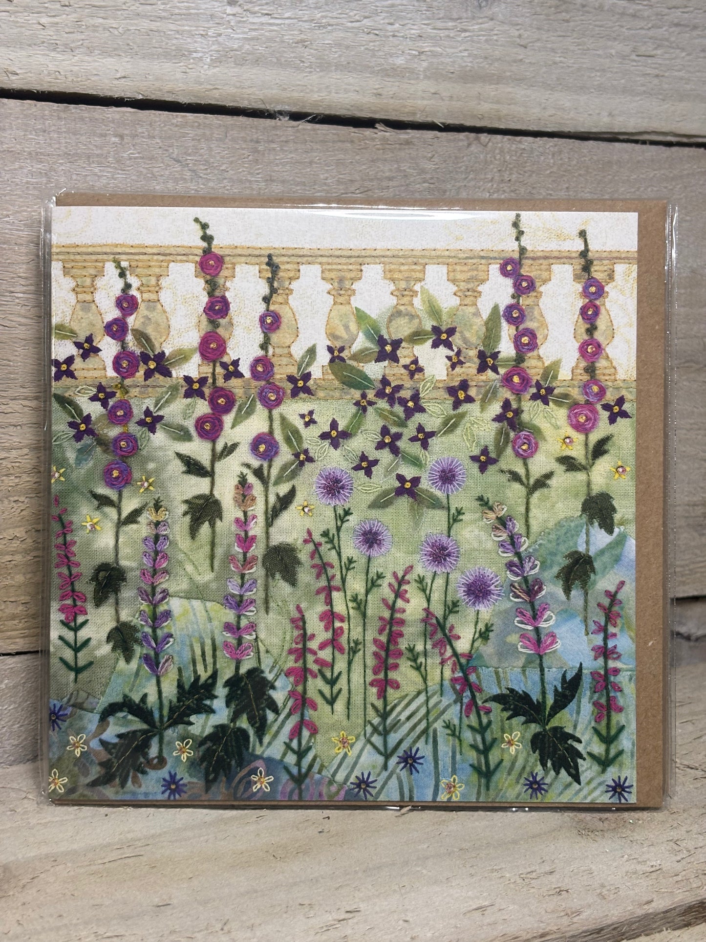 Various Embroidery Style Greeting Cards