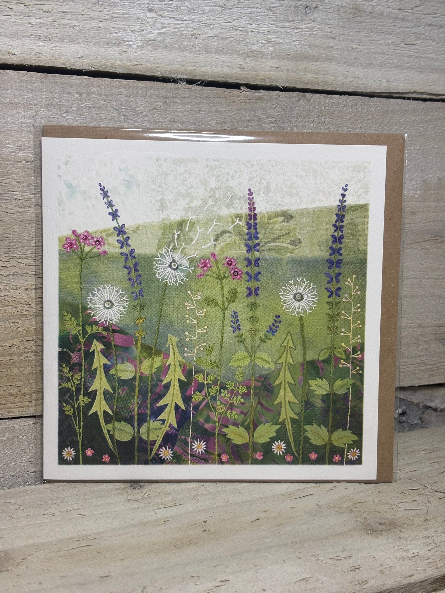 Various Embroidery Style Greeting Cards