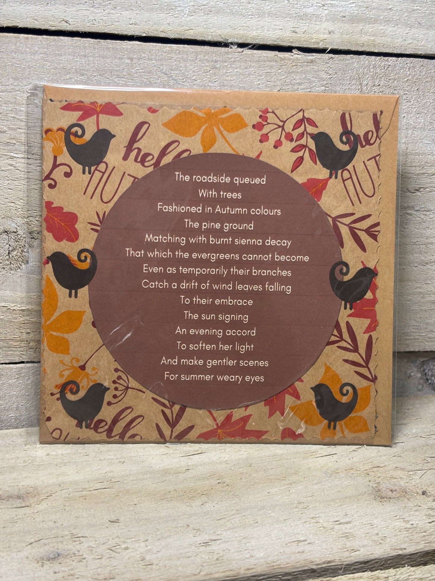 Various Autumnal Greeting Cards