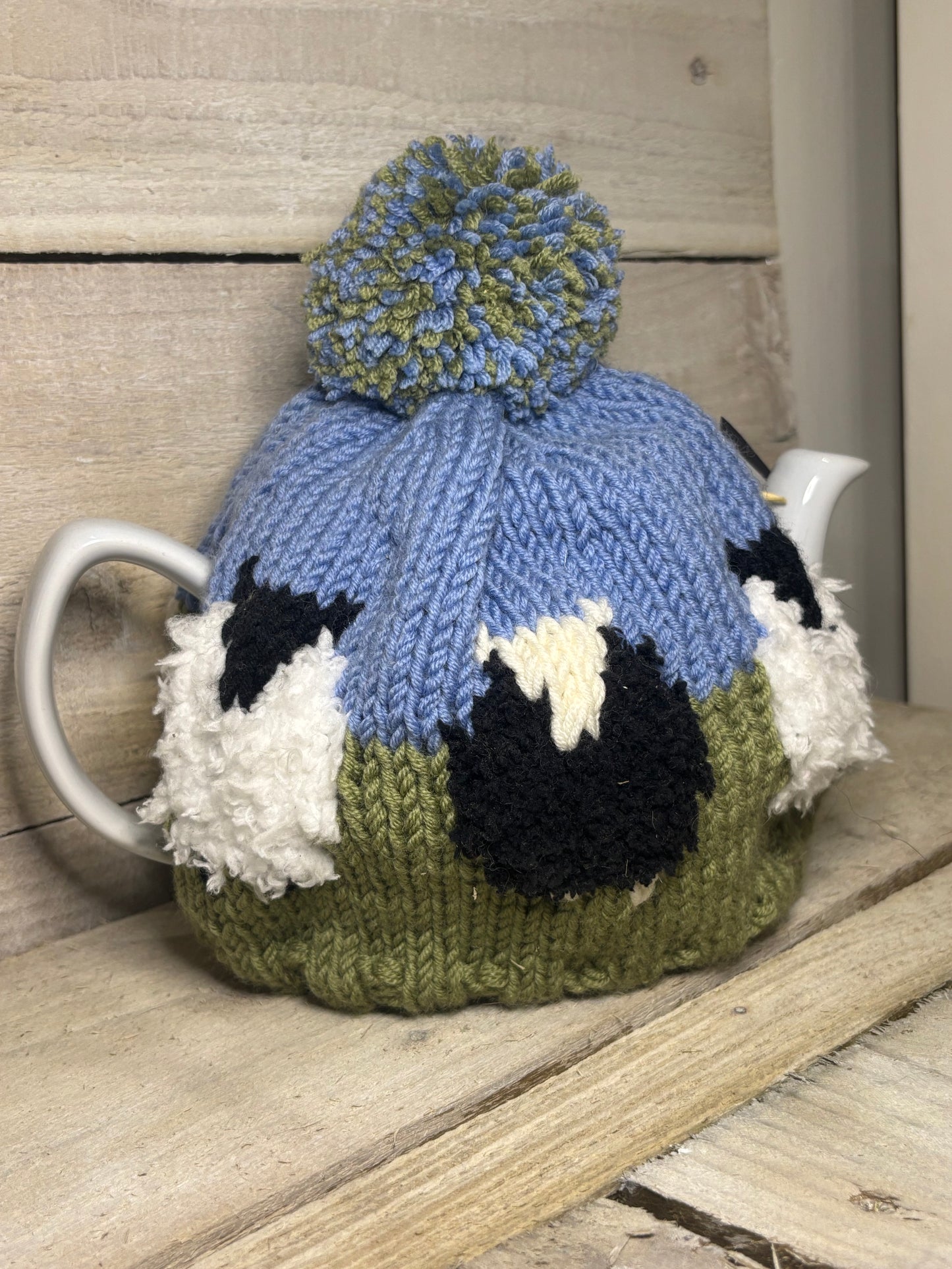 Various Knitted Tea Cosies