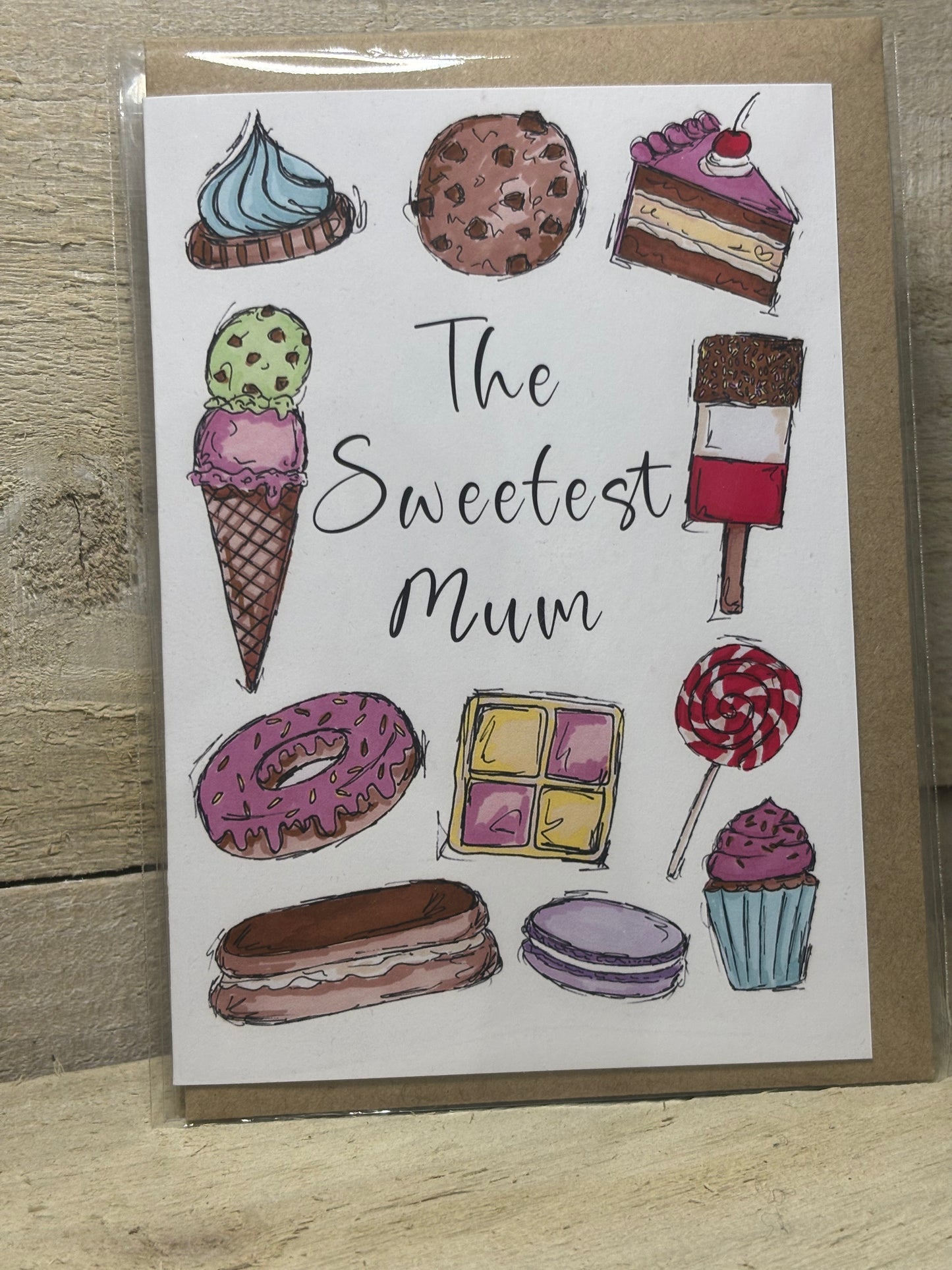 Various Hand Drawn Greeting Cards