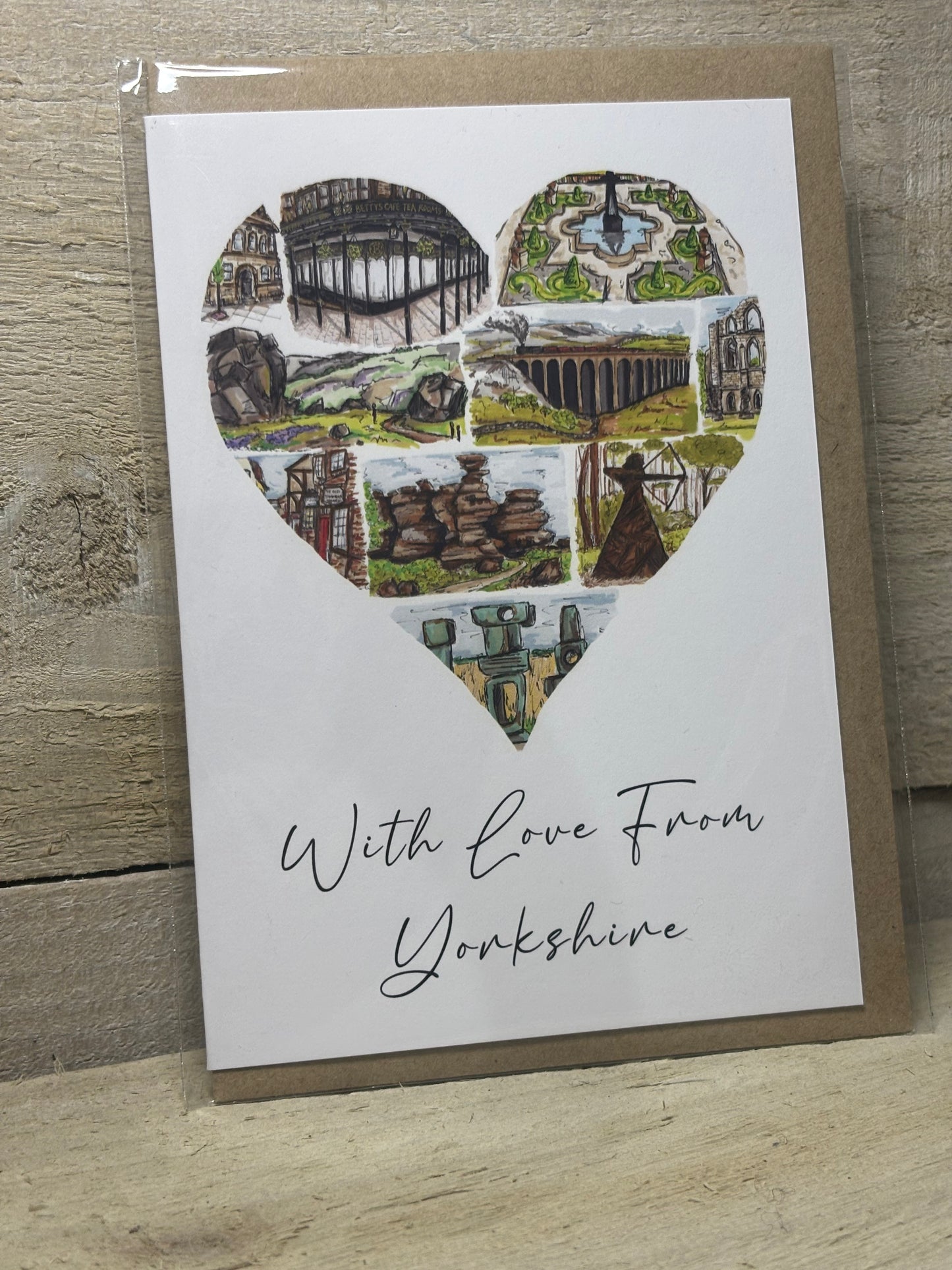 Various Hand Drawn Greeting Cards