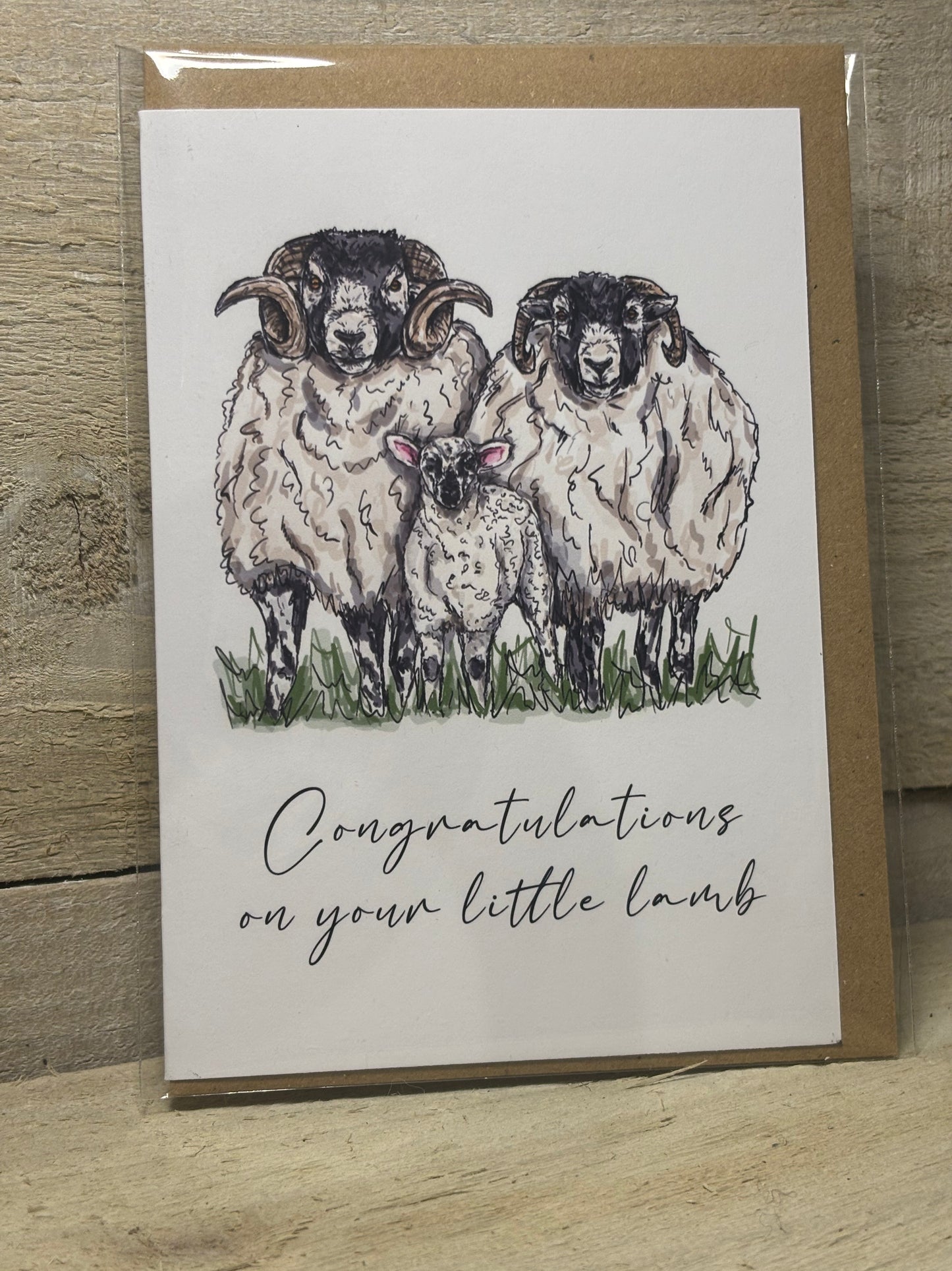 Various Hand Drawn Greeting Cards